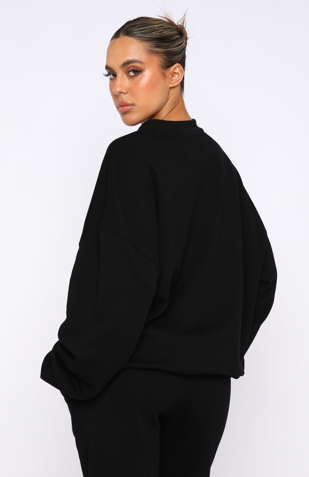 White Fox Own The Moment Sweater Black