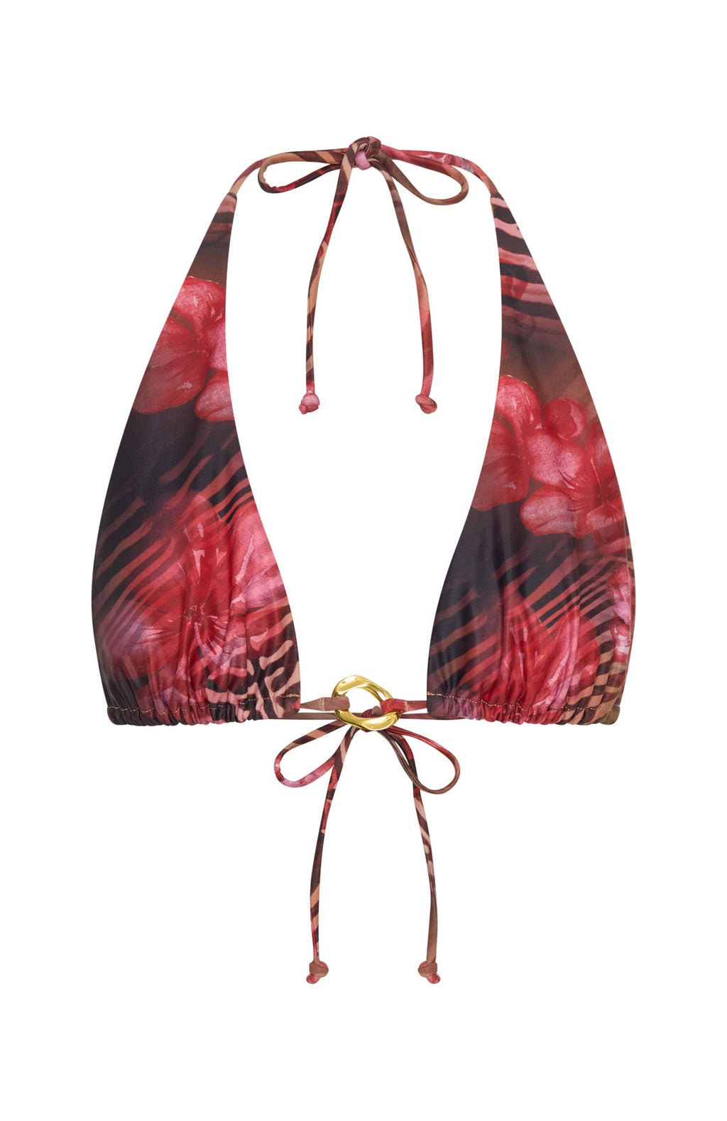 White Fox Stormy Bikini Top Wildflower Crush
