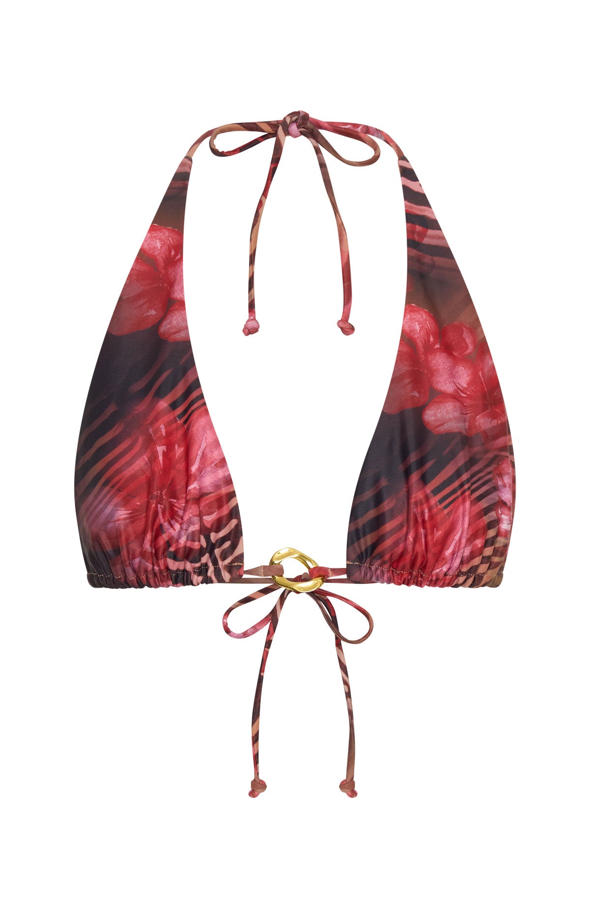 White Fox Stormy Bikini Top Wildflower Crush
