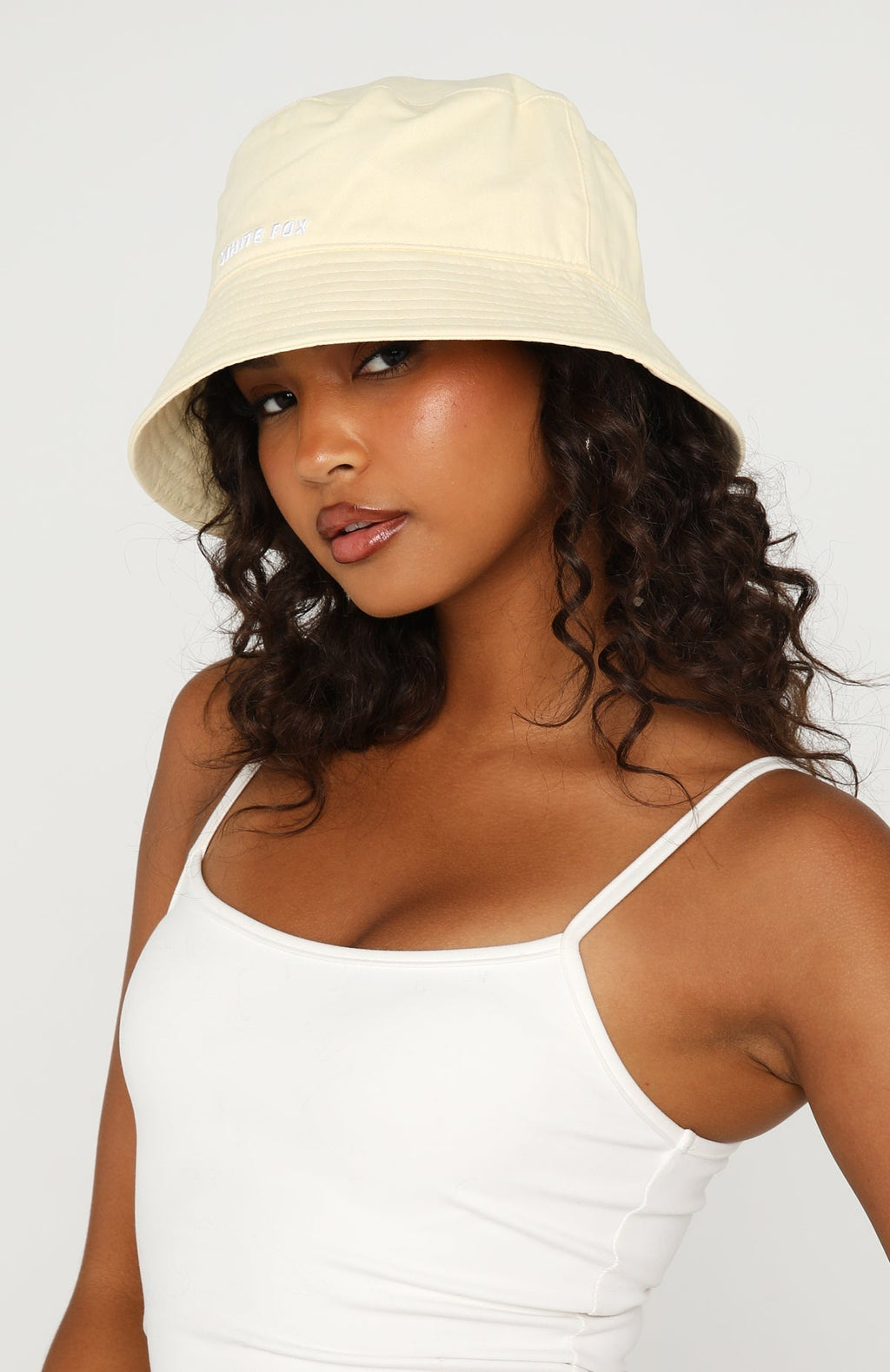 White Fox Hidden Joys Bucket Hat Lemon
