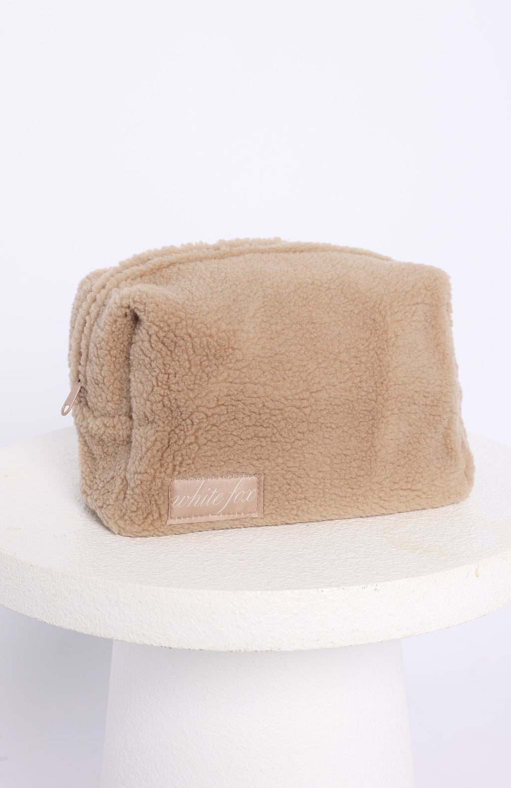White Fox Kofi Cosmetic Bag Biscuit