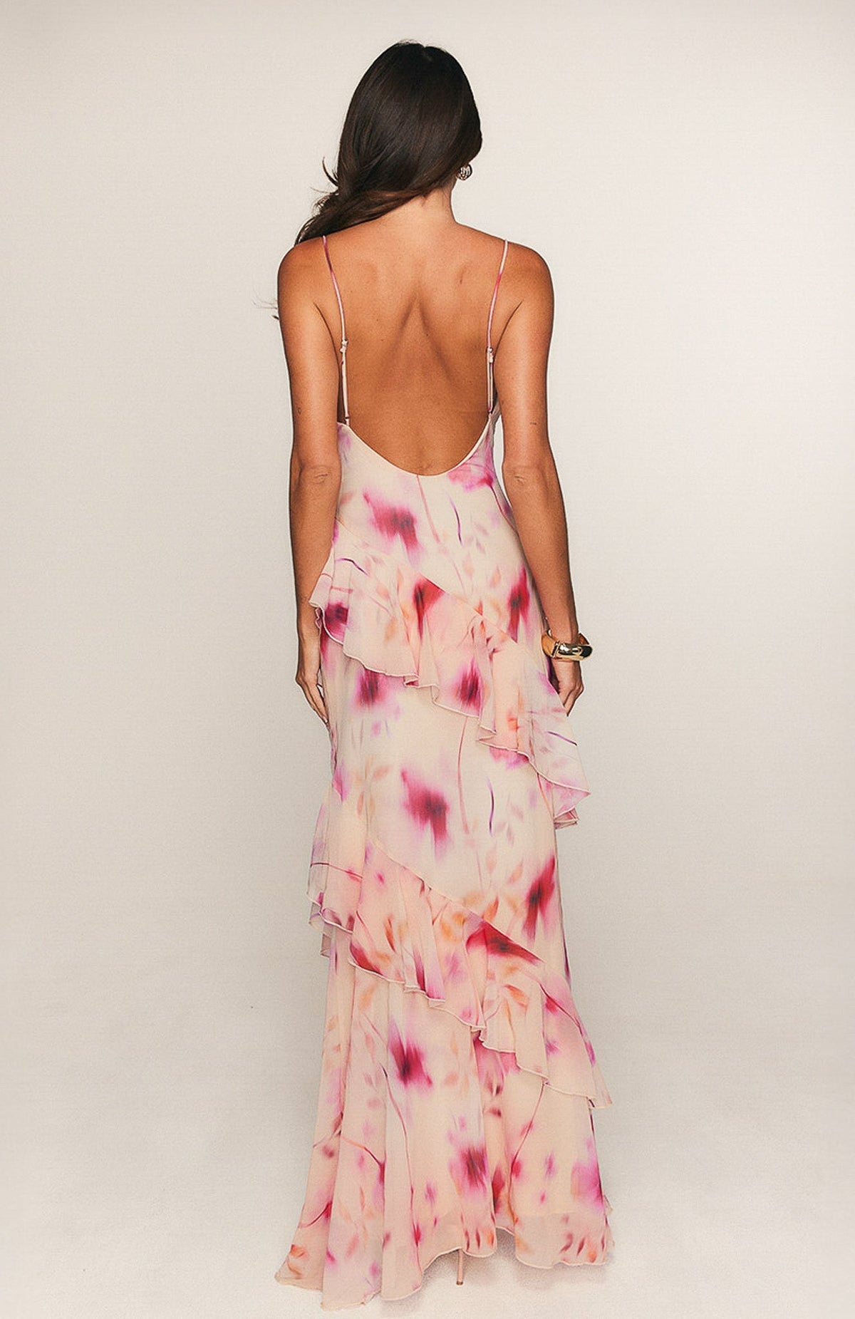 White Fox Garden Serenade Maxi Dress Champagne Hour
