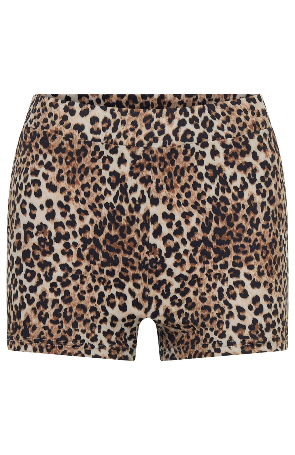 White Fox 11th Street She's So Lucky Bike Shorts Leopard Splice