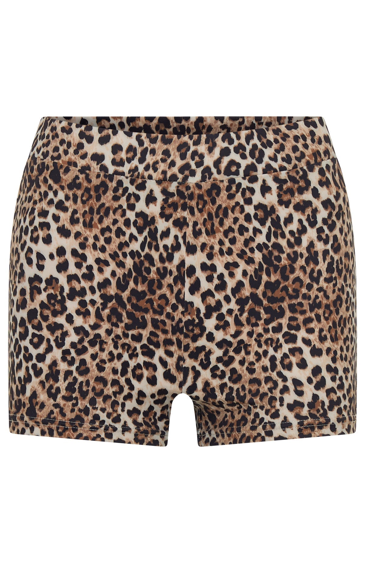 White Fox 11th Street She's So Lucky Bike Shorts Leopard Splice