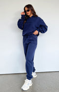 White Fox Stay Lifted Sweatpants Navy