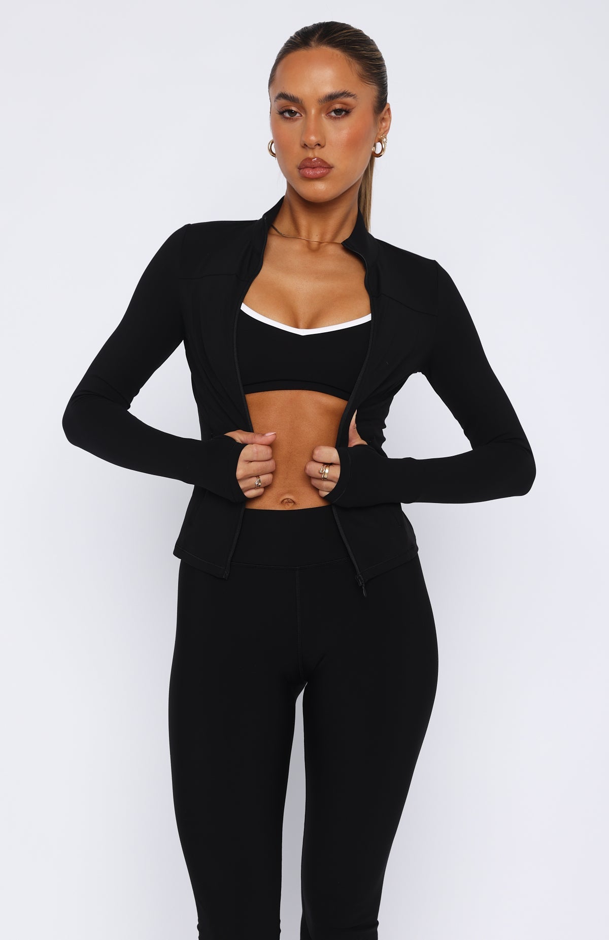 White Fox Race To You Jacket Black