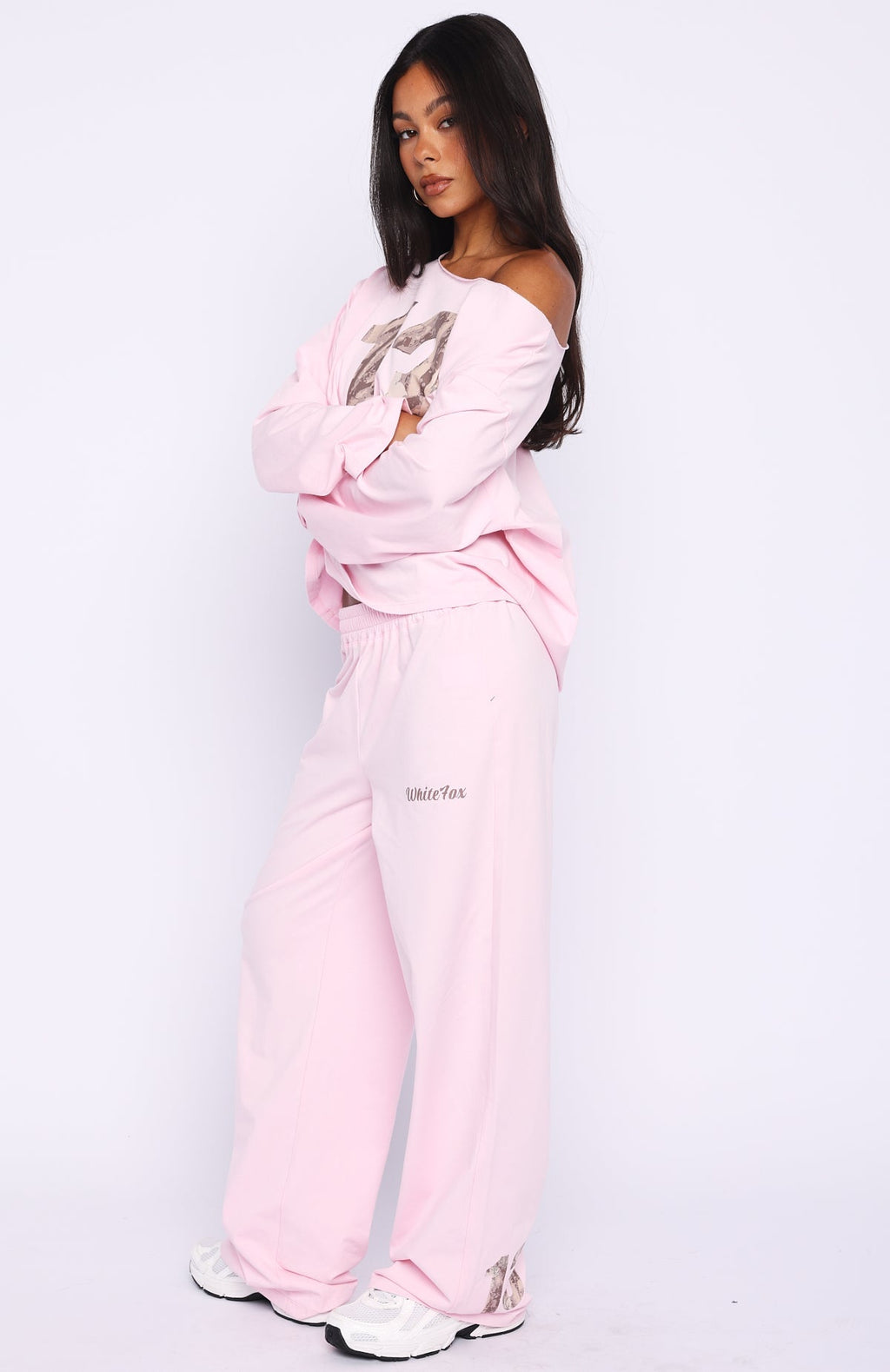 White Fox All A Dream Track Pants Pink