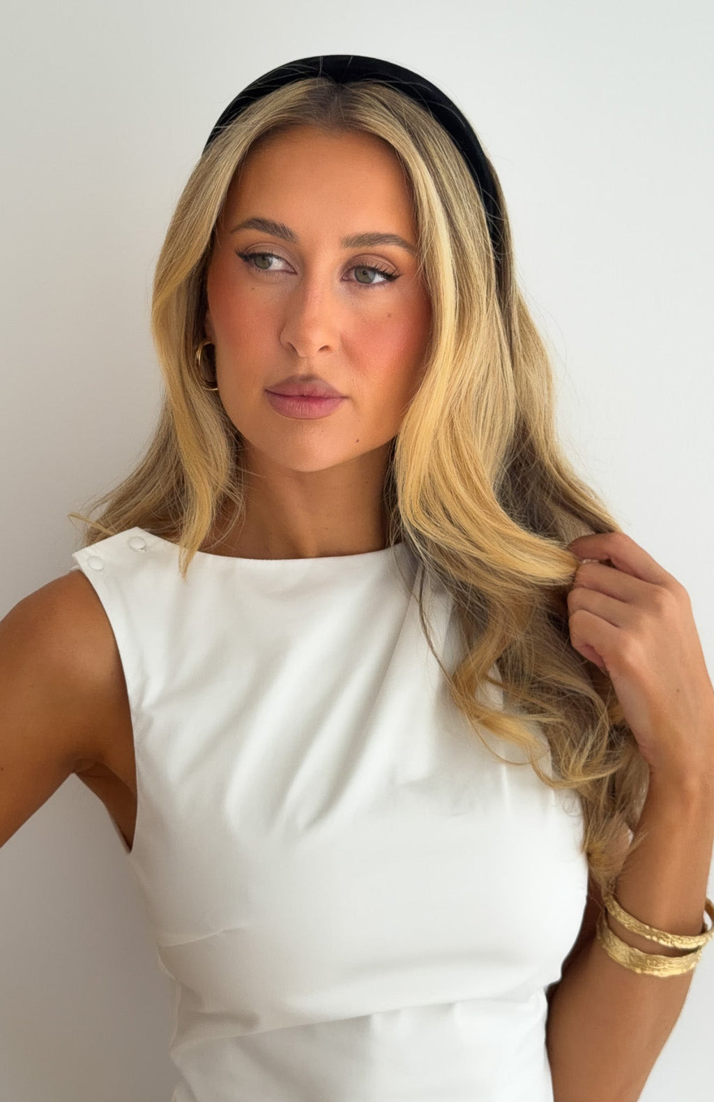 White Fox Libbi Headband Black