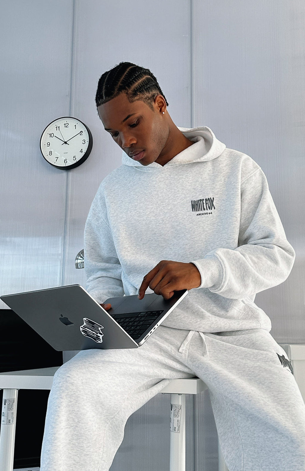 White Fox Archive 6.0 Oversized Hoodie Haze