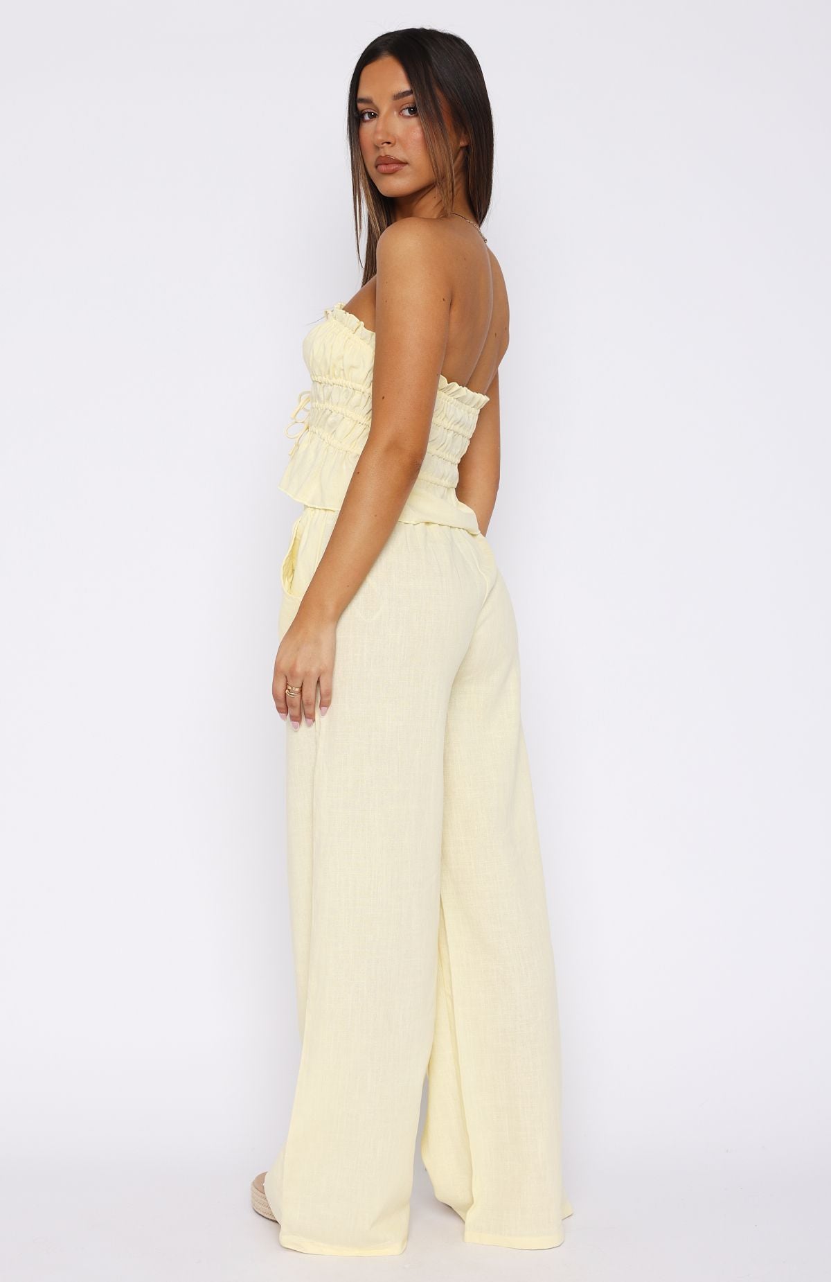 White Fox Secret Society Pants Lemon