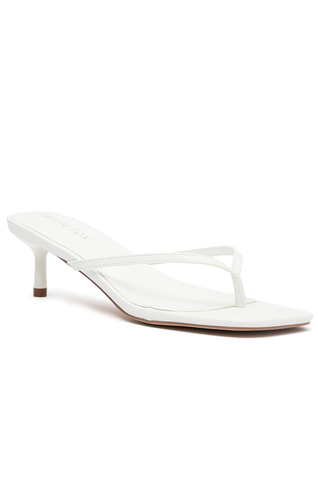 White Fox Hamptons Thong Heels White