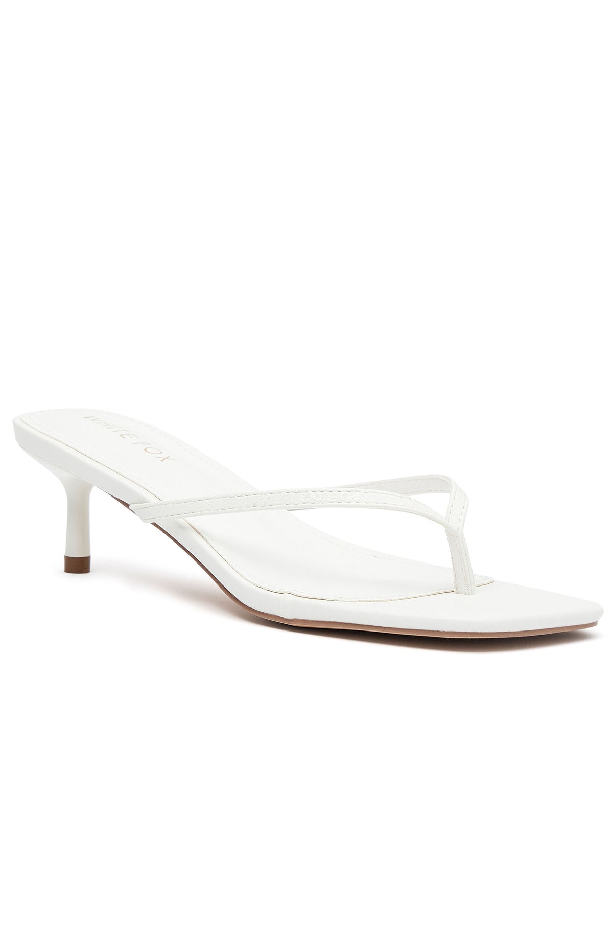 White Fox Hamptons Thong Heels White