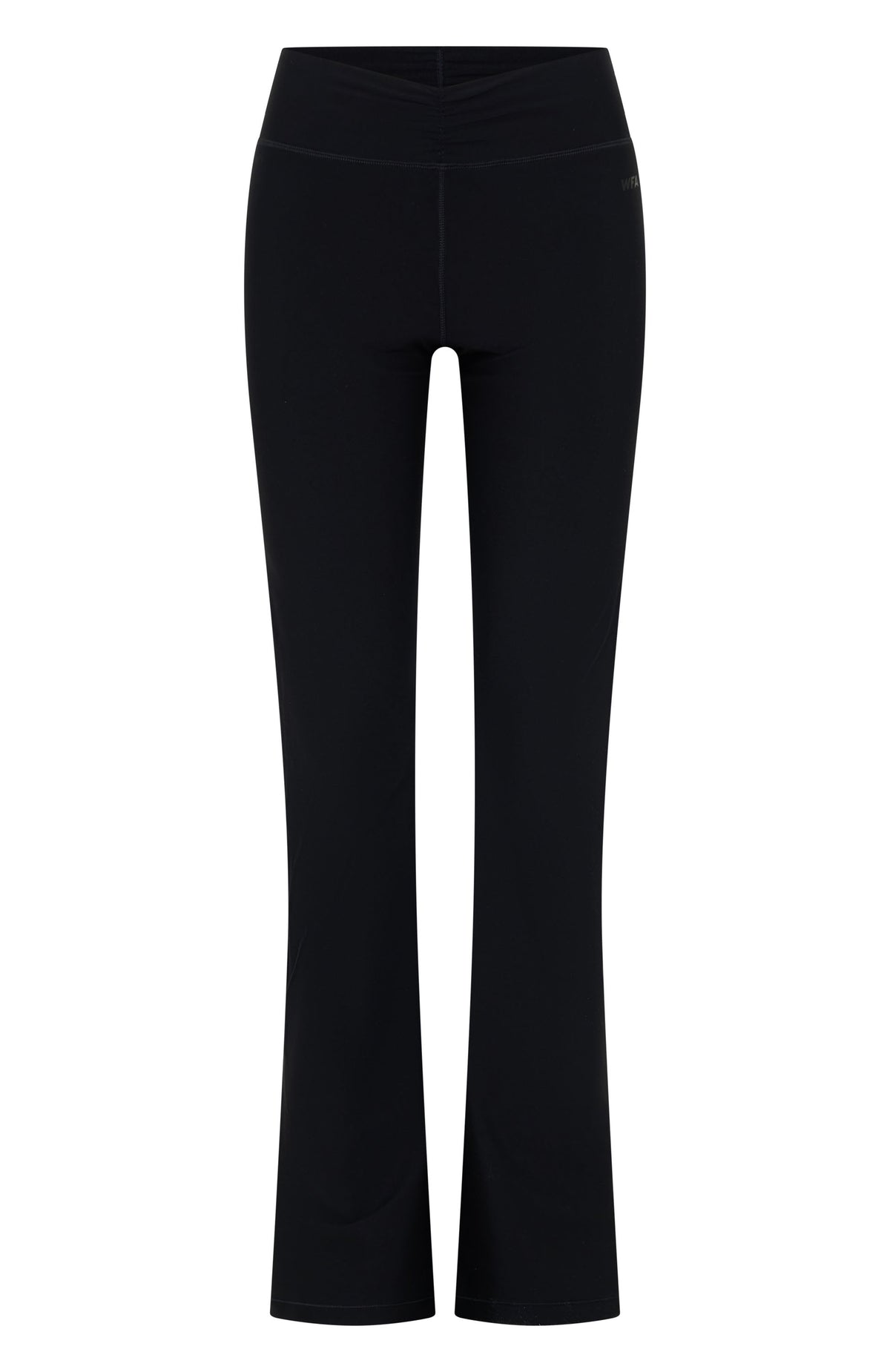White Fox Revival High Waisted Flare Leggings Black