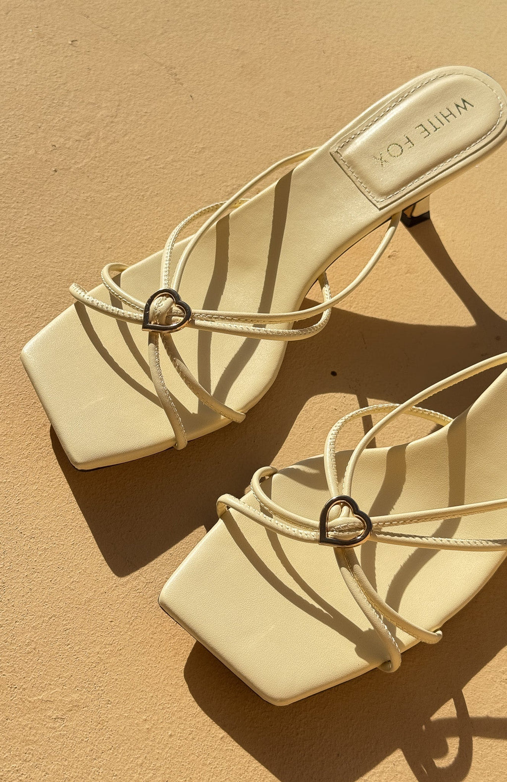 White Fox Leander Mules Butter