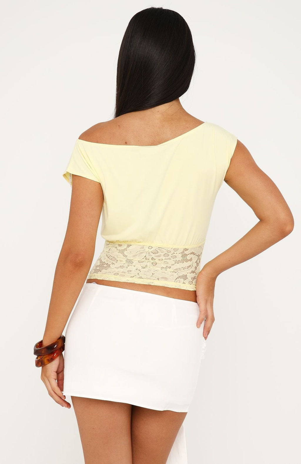 White Fox Just Try Me Mini Skirt Off White