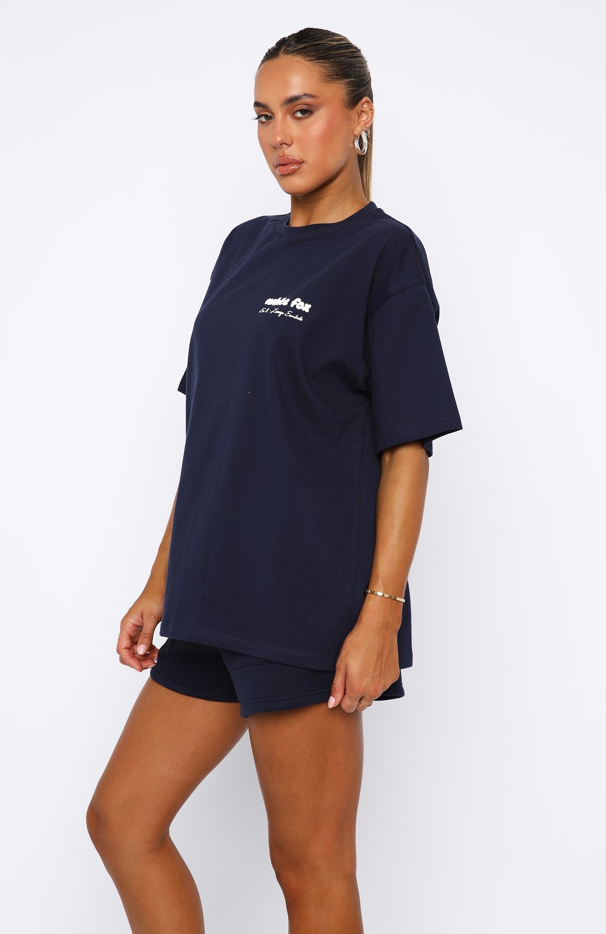 White Fox Era 8 Oversized Tee Nautical