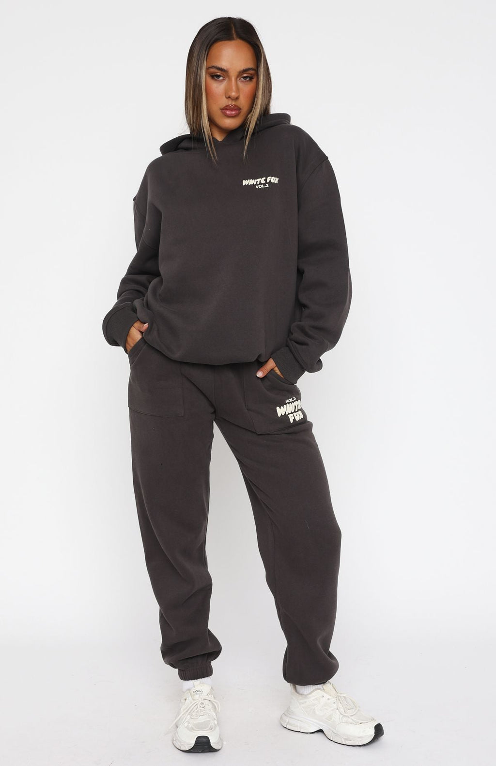 White Fox Offstage Hoodie Shadow