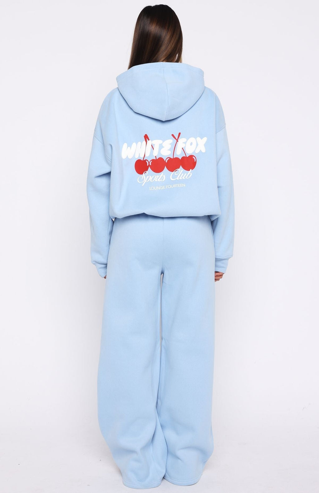 White Fox Club 14 Cassie Wide Leg Sweatpants Blue