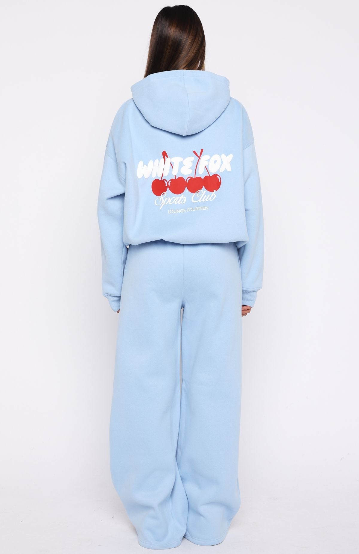 White Fox Club 14 Cassie Wide Leg Sweatpants Blue