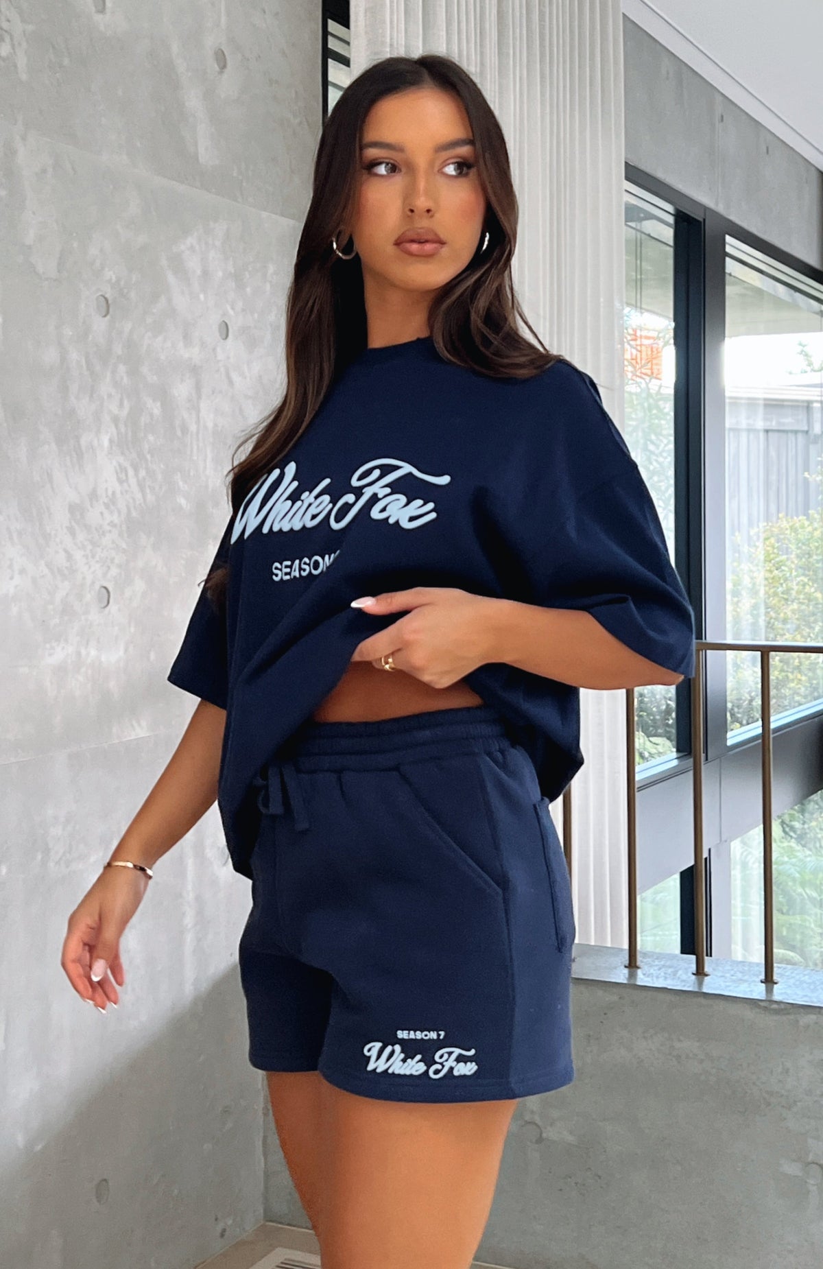 White Fox Season 7 Lounge Shorts Deep Sea