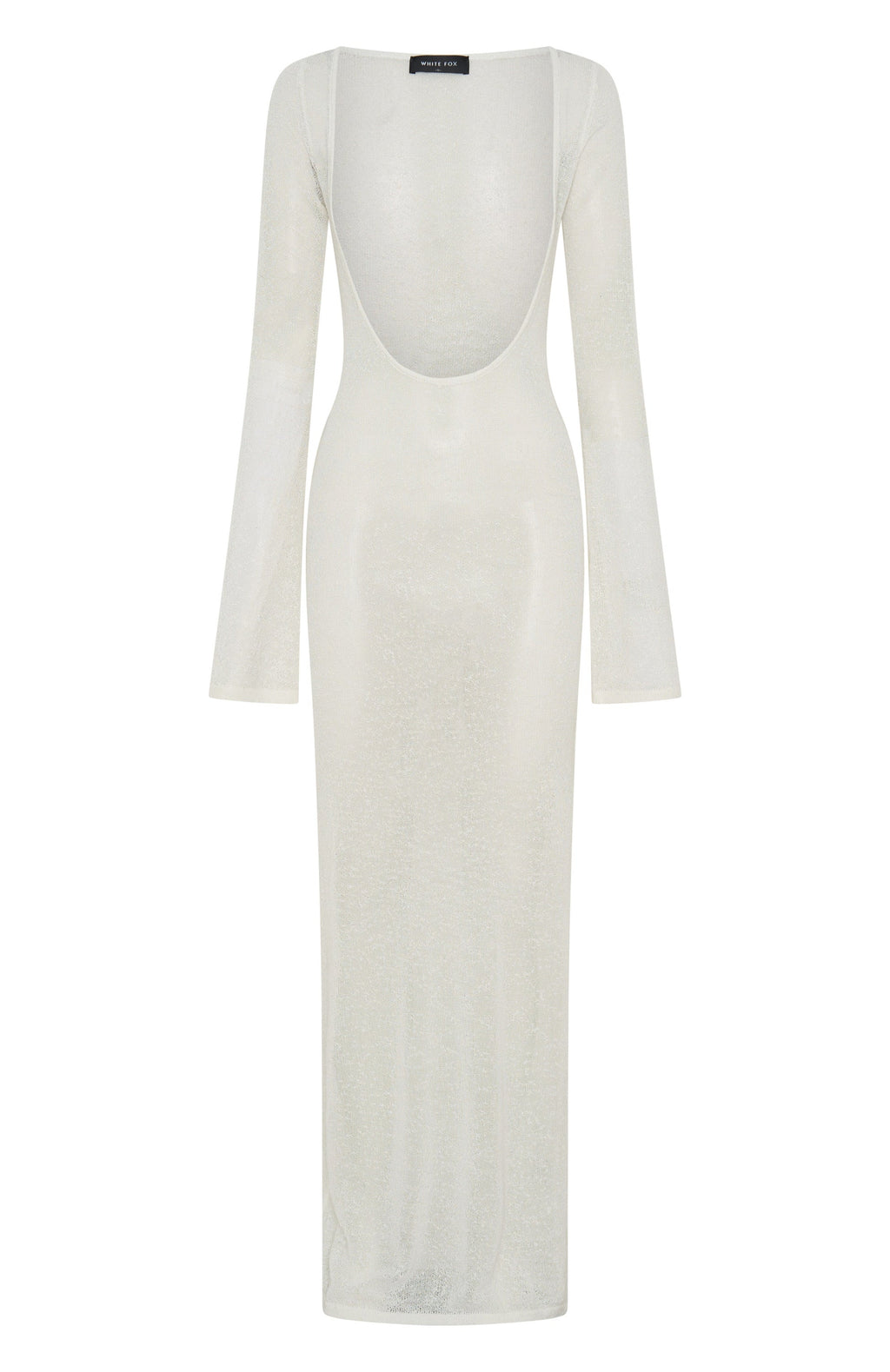 White Fox Malta Mermaids Long Sleeve Maxi Dress White