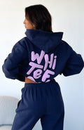 White Fox The New Standard Oversized Hoodie Navy