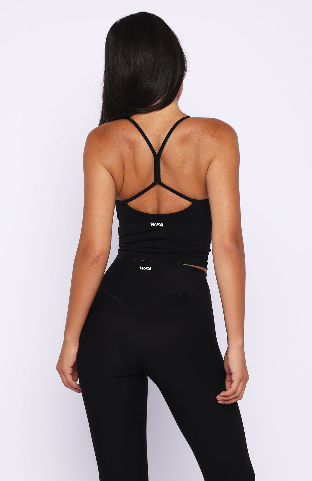 White Fox Champion Seamless Active Tank Black