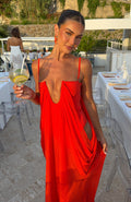 White Fox Sol Rio Maxi Dress Flame