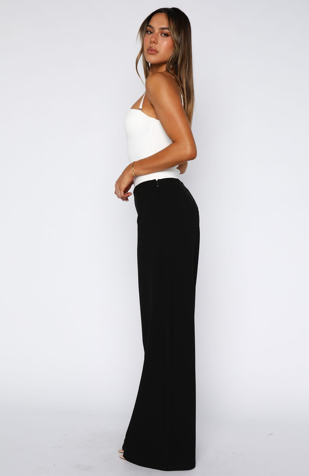 White Fox Walk With You Pants Black
