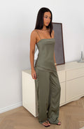 White Fox Sweet Sway Pants Olive