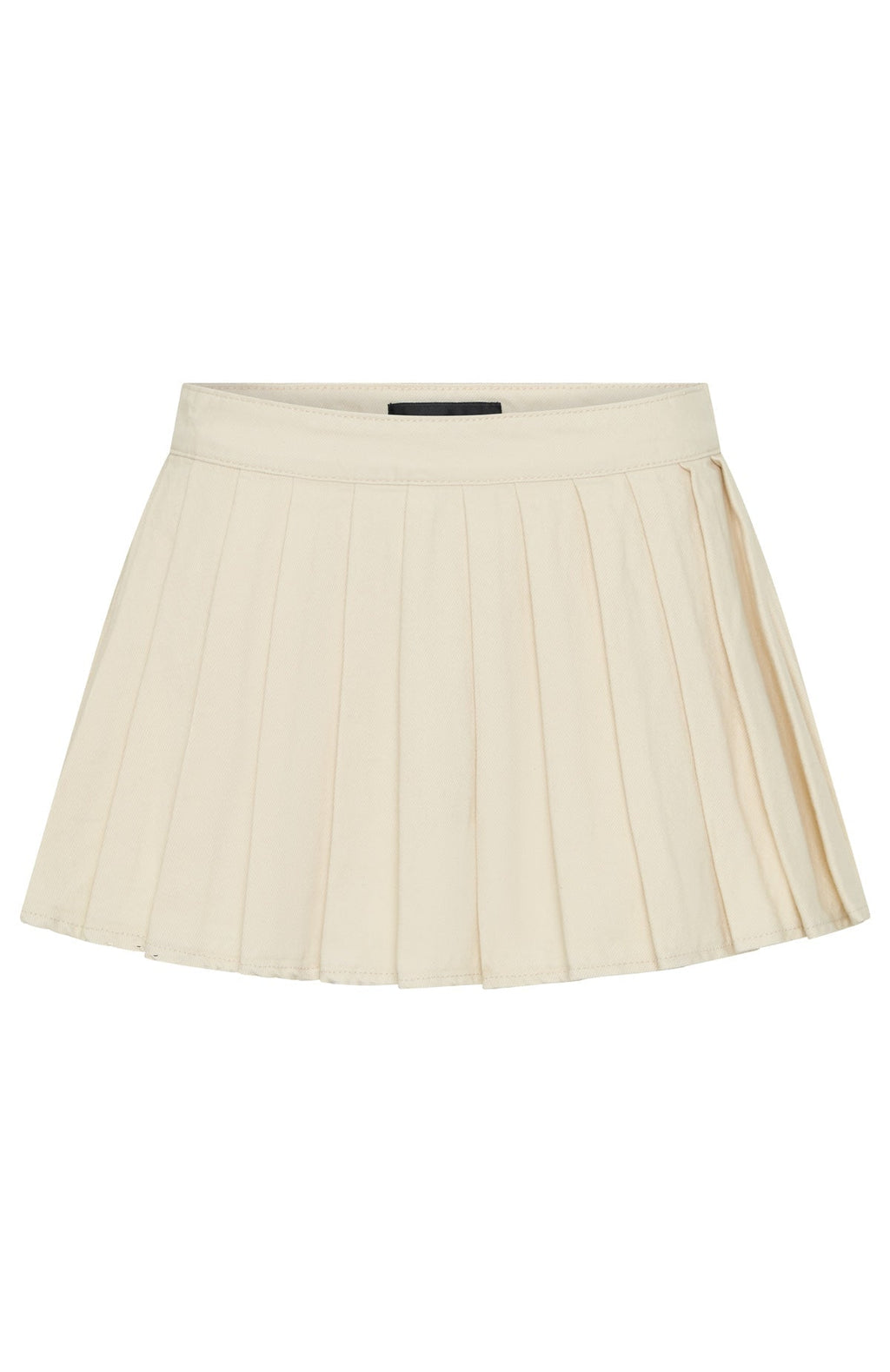 White Fox Ayla Denim Mini Skort Cream