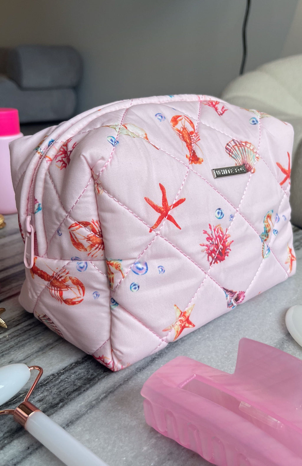 White Fox Getting Ready Cosmetic Bag Sea Dreams