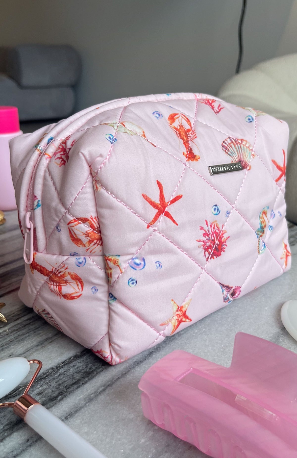 White Fox Getting Ready Cosmetic Bag Sea Dreams