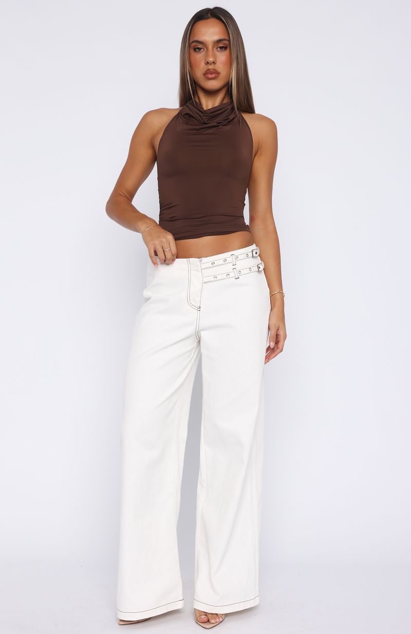 White Fox No Second Chances Pants Cream