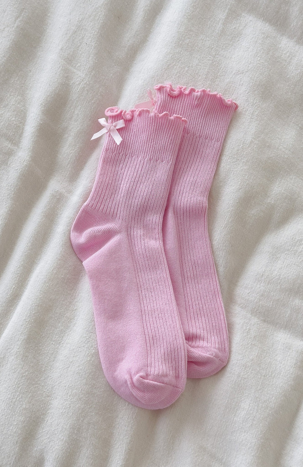 White Fox Which One Socks Pink