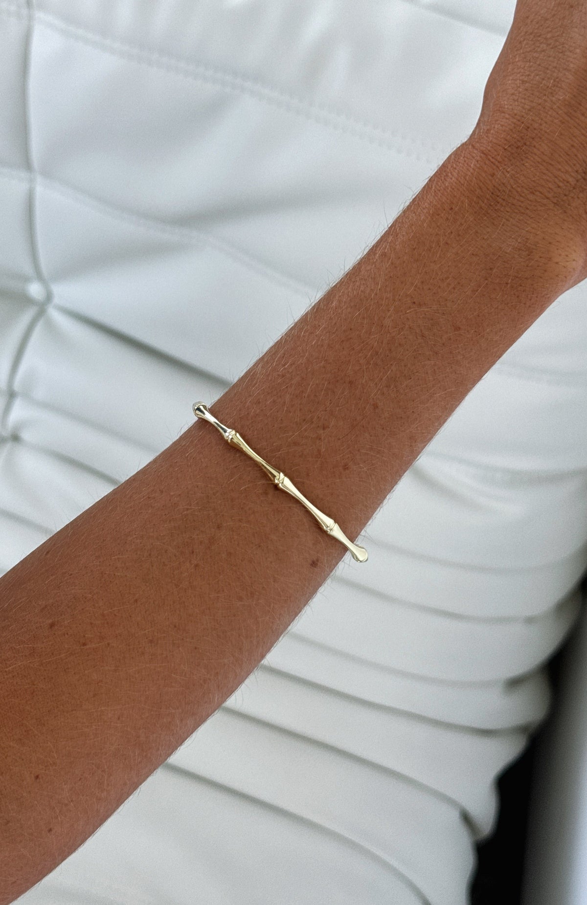 White Fox Mahana Cuff Bracelet Gold