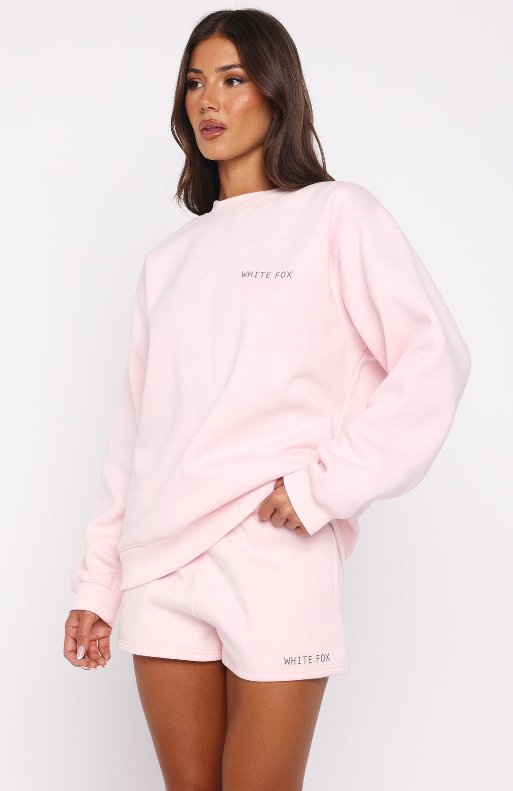 White Fox Forever Is Ours Oversized Sweater Cupcake