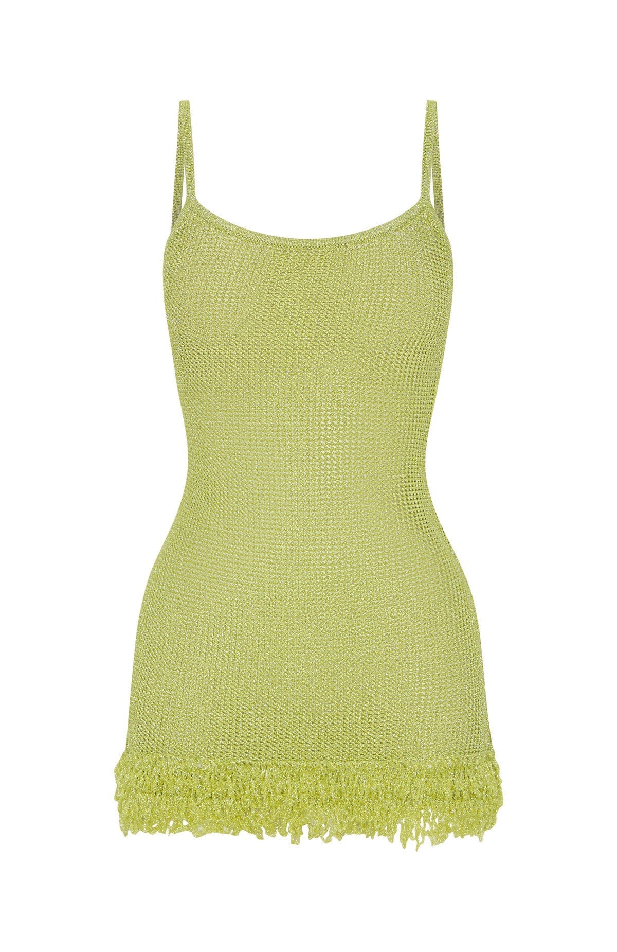 White Fox Keeping Me Awake Knit Mini Dress Apple