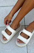 White Fox Joe Sandals Bone