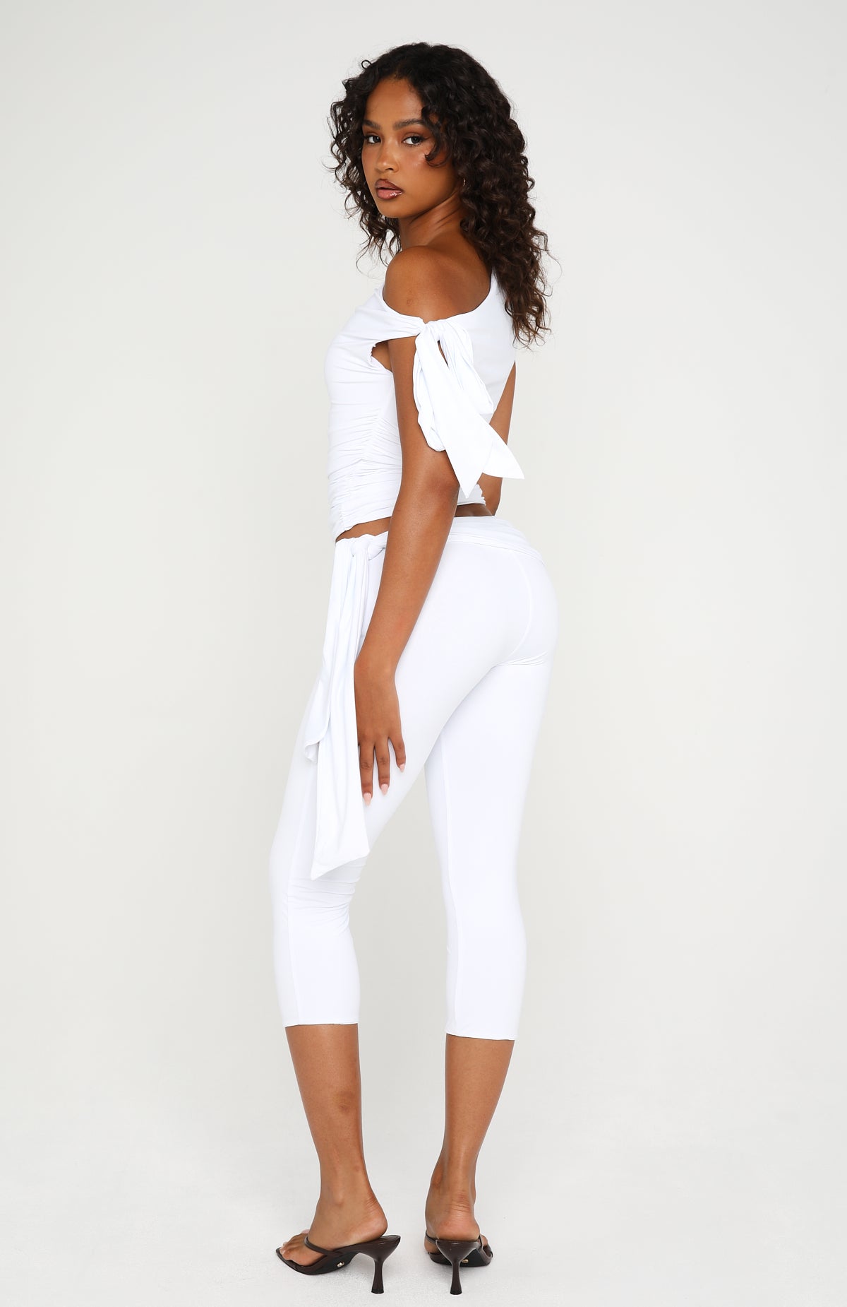 White Fox Fade Away With Me Capri Pants