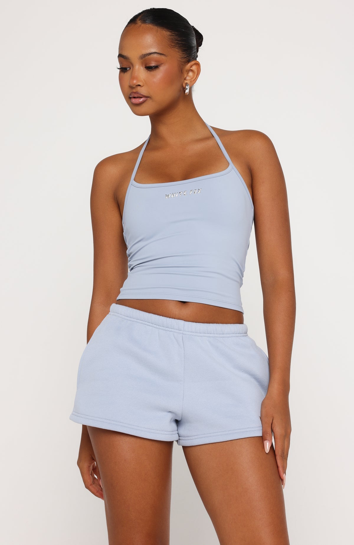 White Fox Test Drive Halter Top Blue