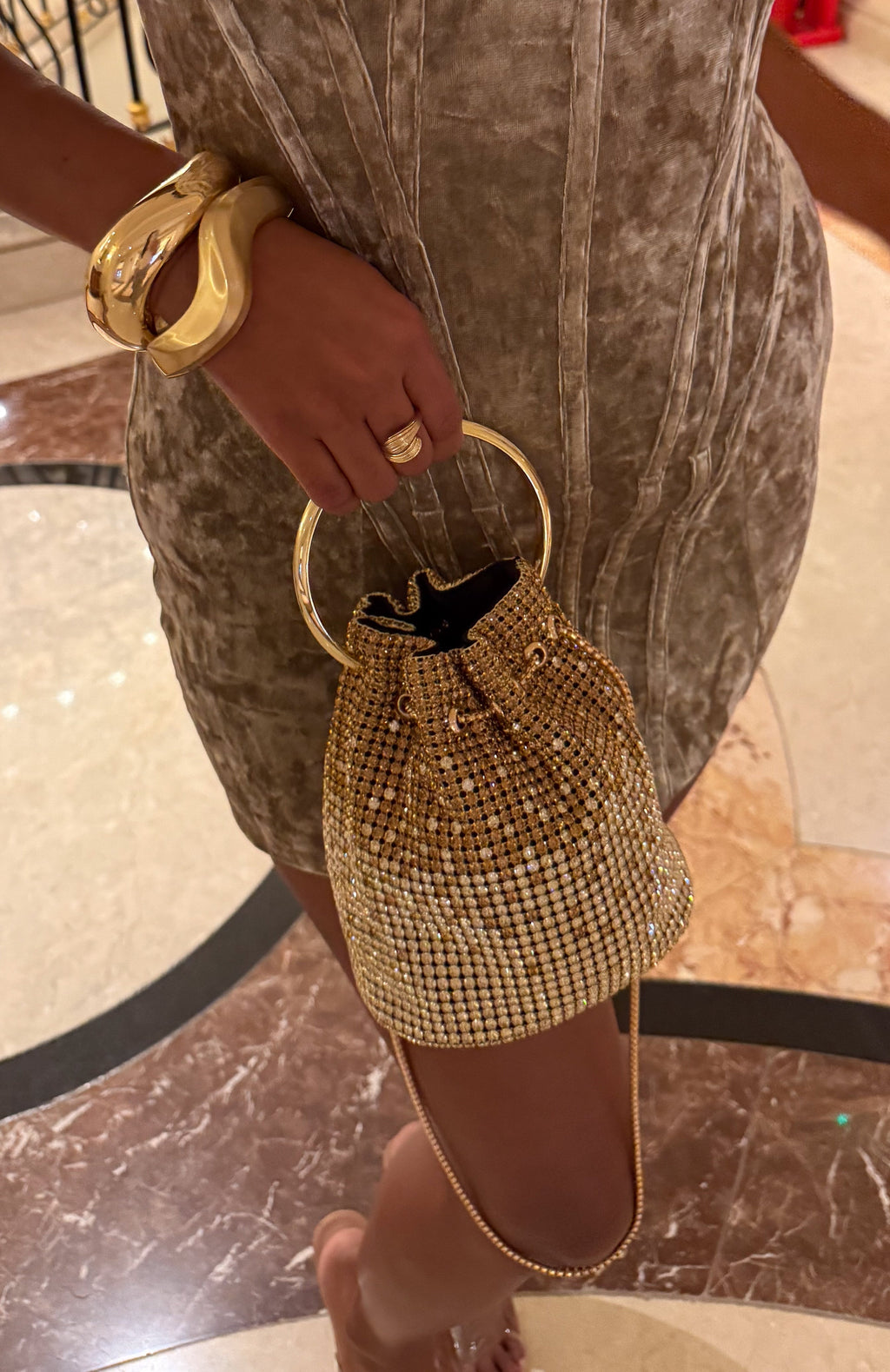 White Fox Libbi Bag Gold