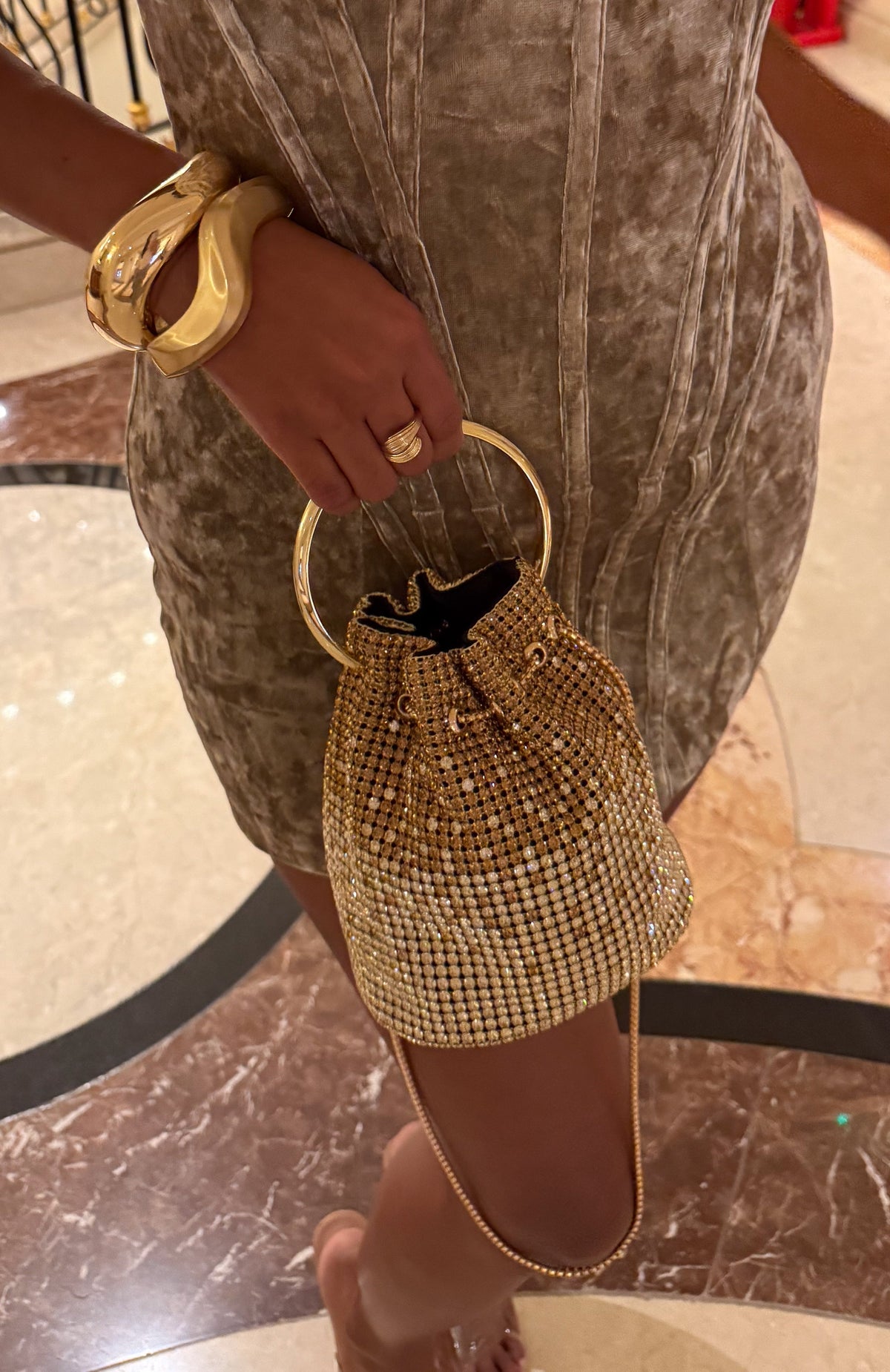 White Fox Libbi Bag Gold