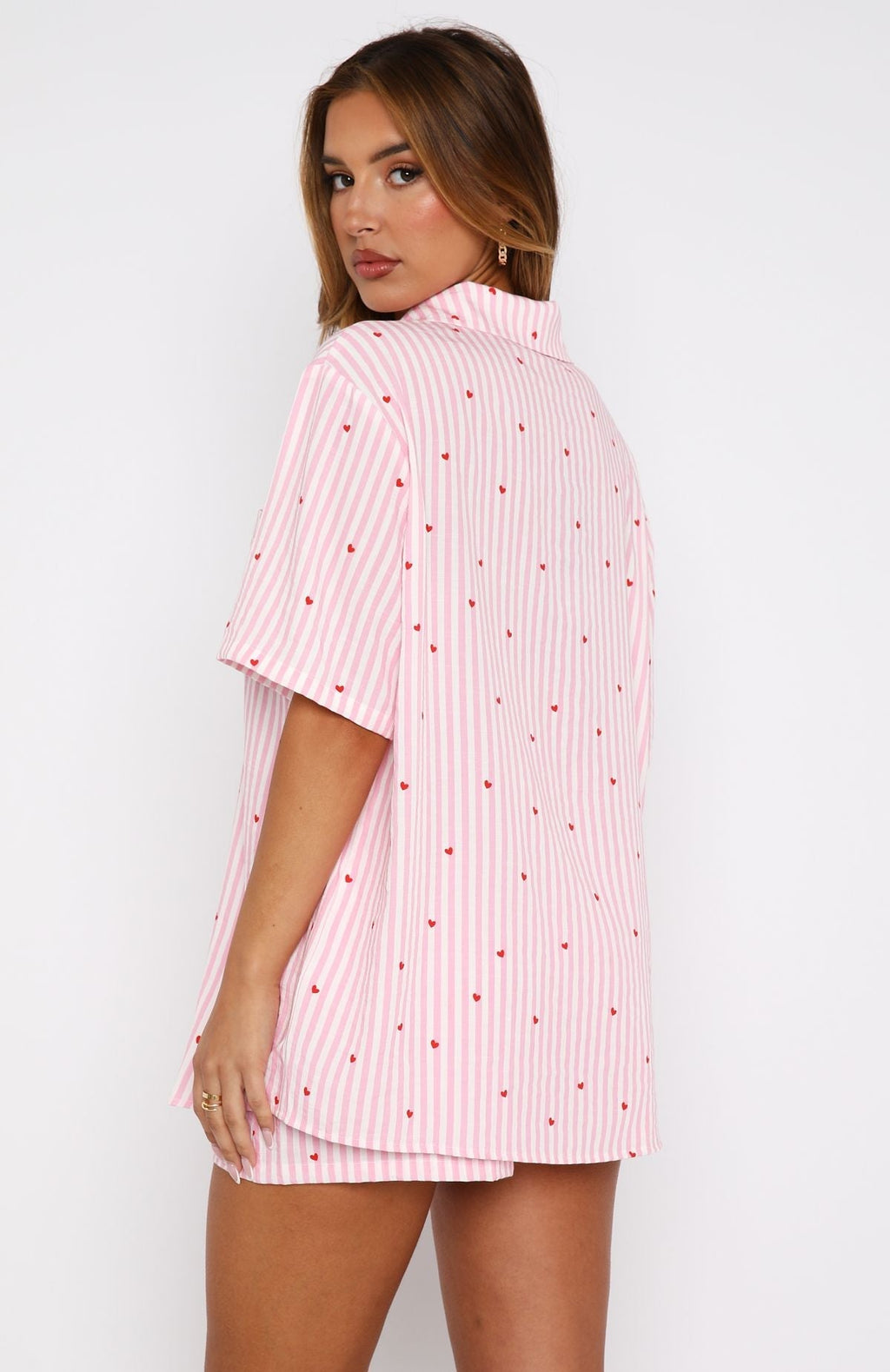 White Fox Offline Pyjama Set Pink Sweetheart