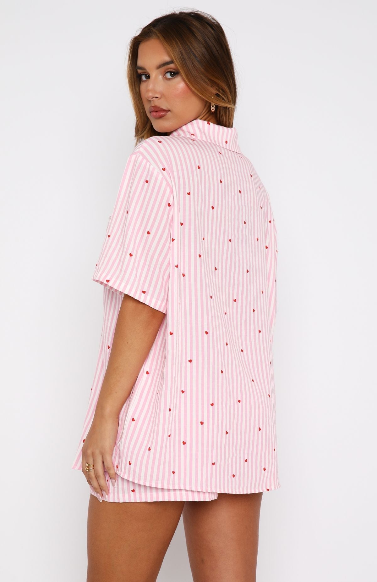 White Fox Offline Pyjama Set Pink Sweetheart