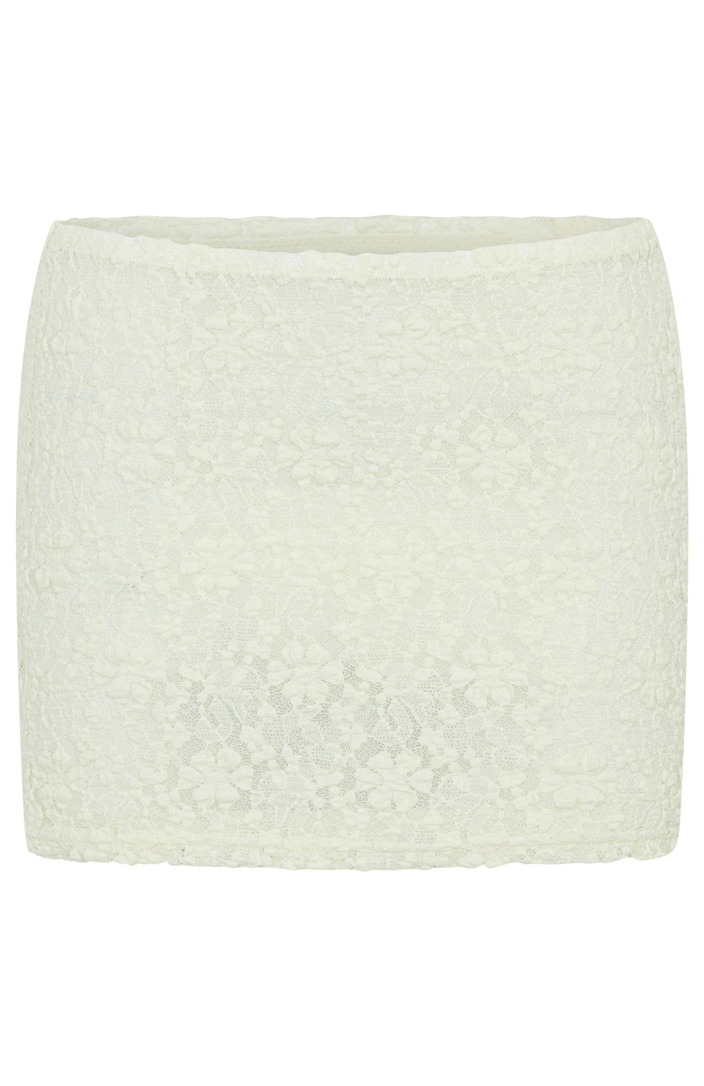 White Fox Leave An Impression Mini Skirt Cream