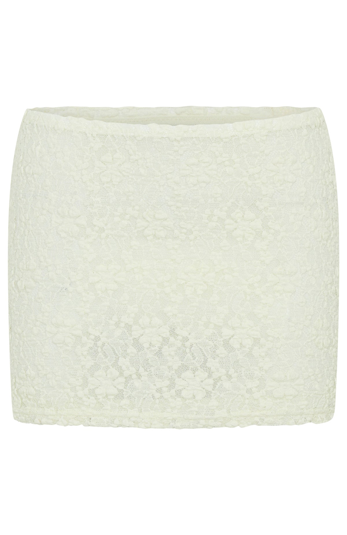 White Fox Leave An Impression Mini Skirt Cream