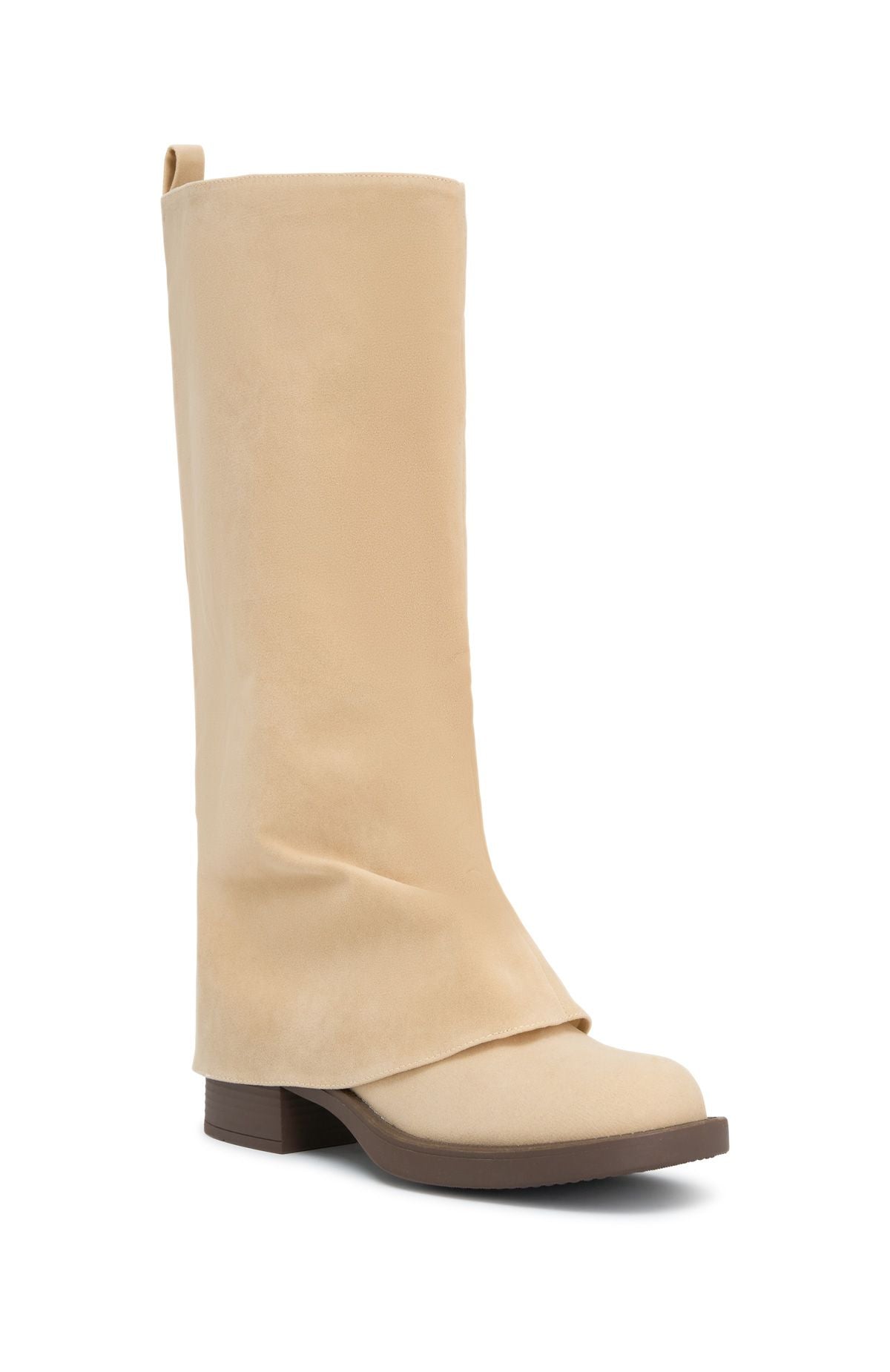 White Fox Tinashe Knee High Boots Sand