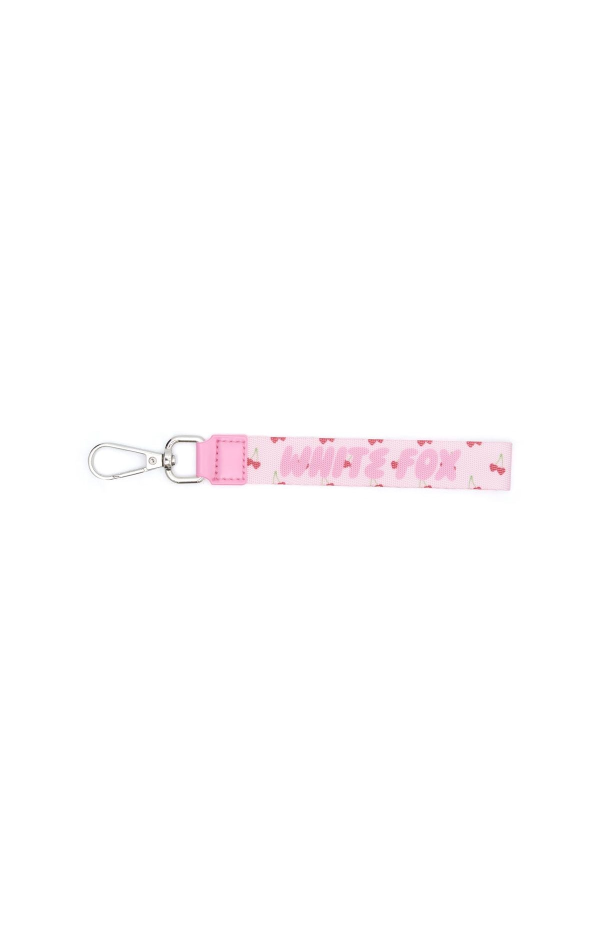 White Fox Club 14 Emory Strap Keychain Pink