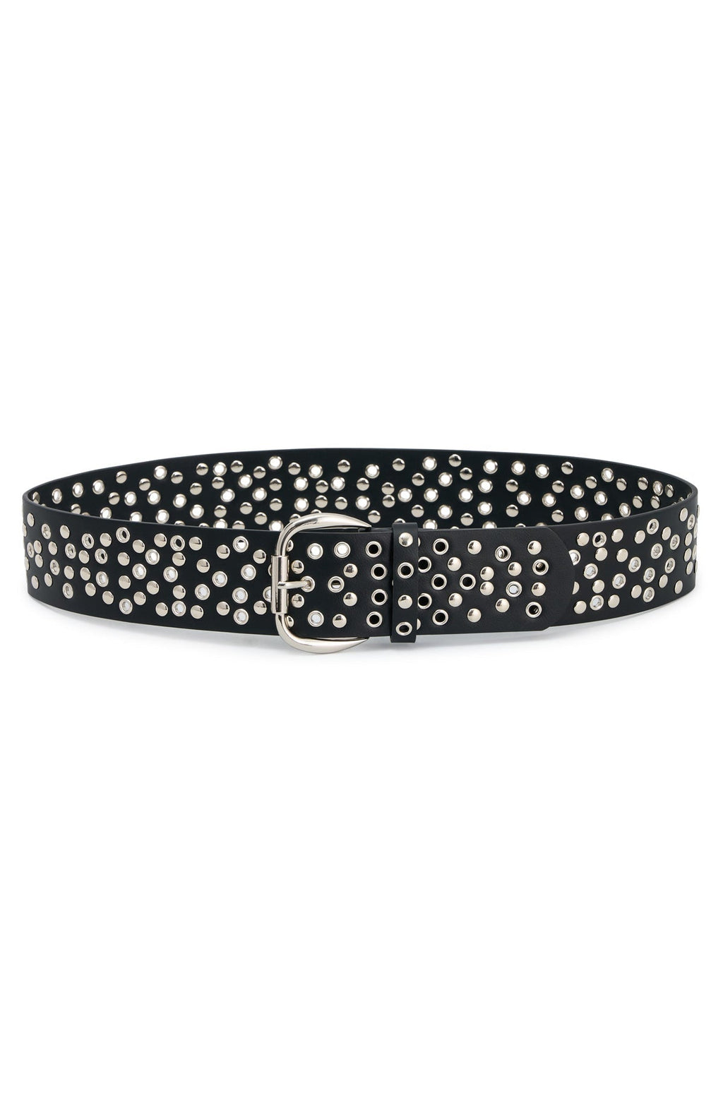 White Fox Toto Belt Black/Silver